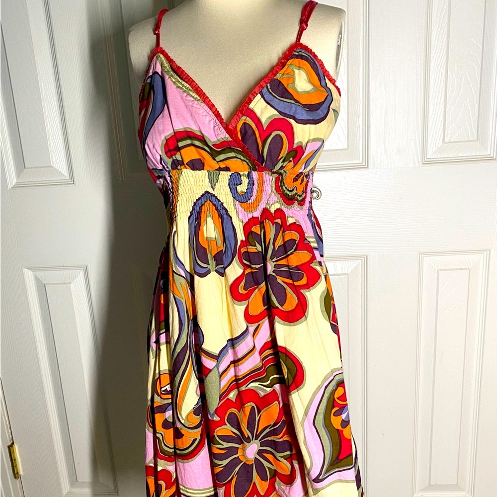 Speed Control New York Floral Junior Dress Size Med